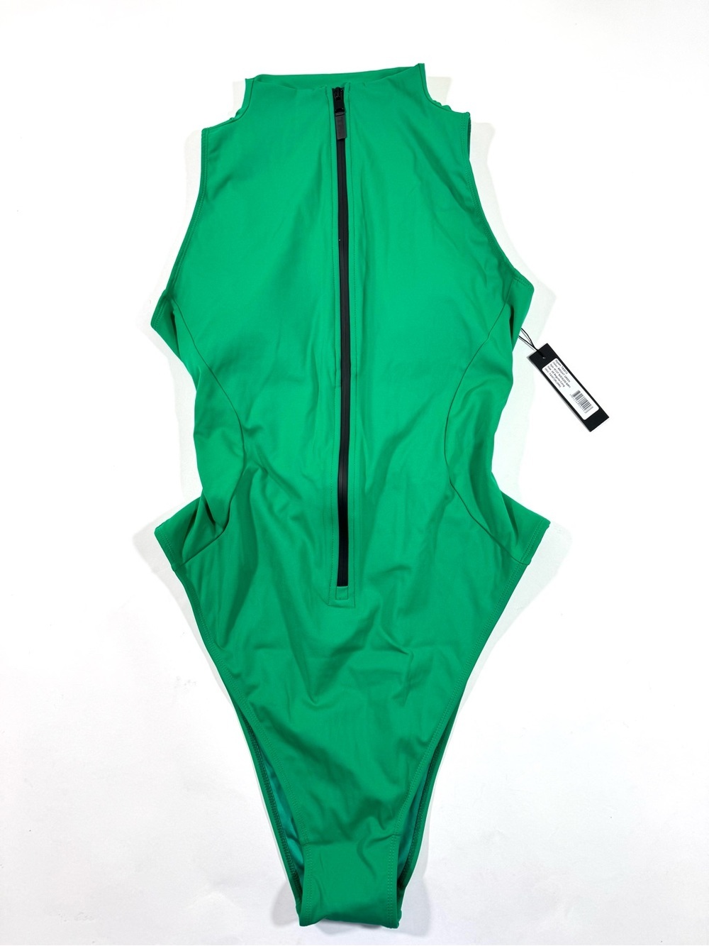 New Ta3 Hi Cut Sleeveless Surfy Swimsuit Bright Green